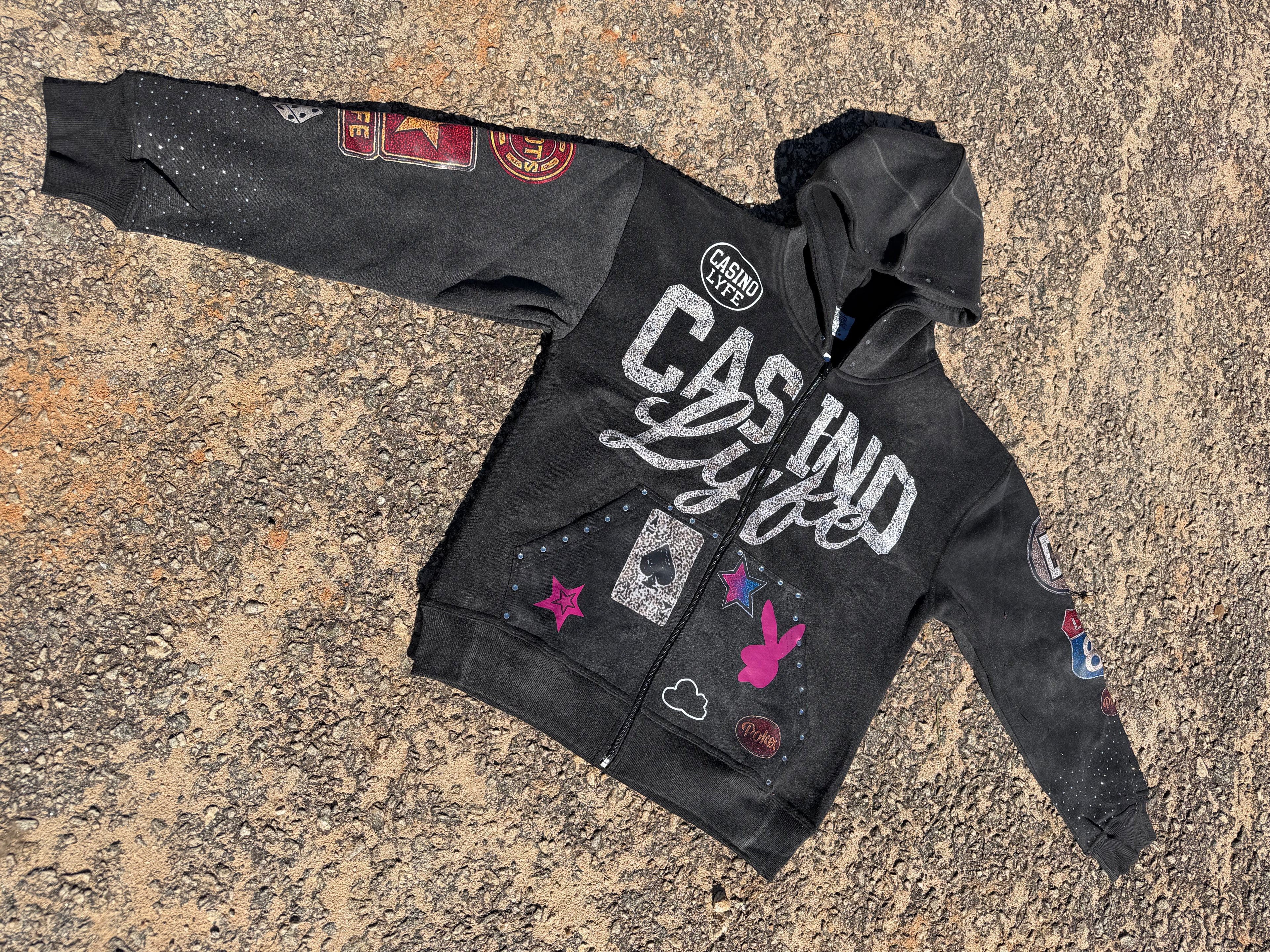 Patchwork Hoodie • Midnight